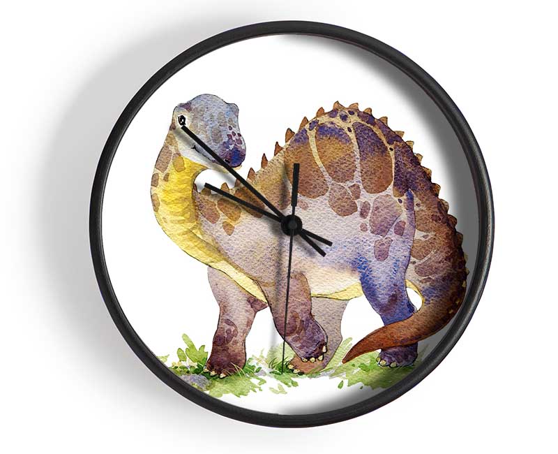 Smiling Dino Clock - Wallart-Direct UK