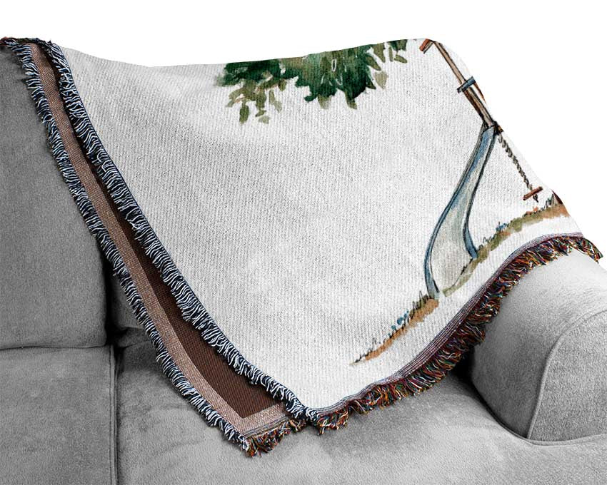 Perfect Tree House Woven Blanket