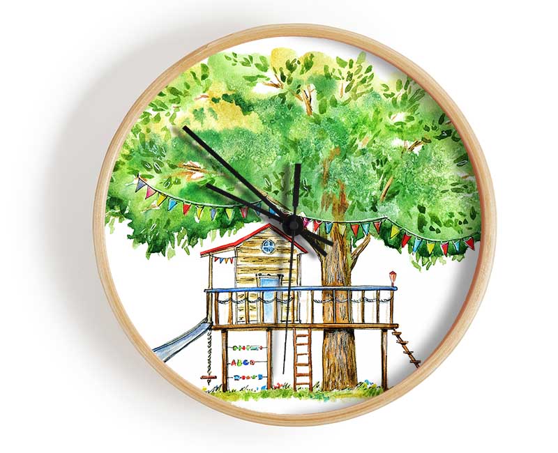 Perfect Tree House Clock - Wallart-Direct UK