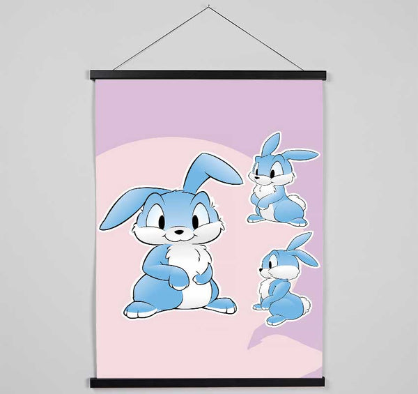 Bunny Hop Hanging Poster - Wallart-Direct UK