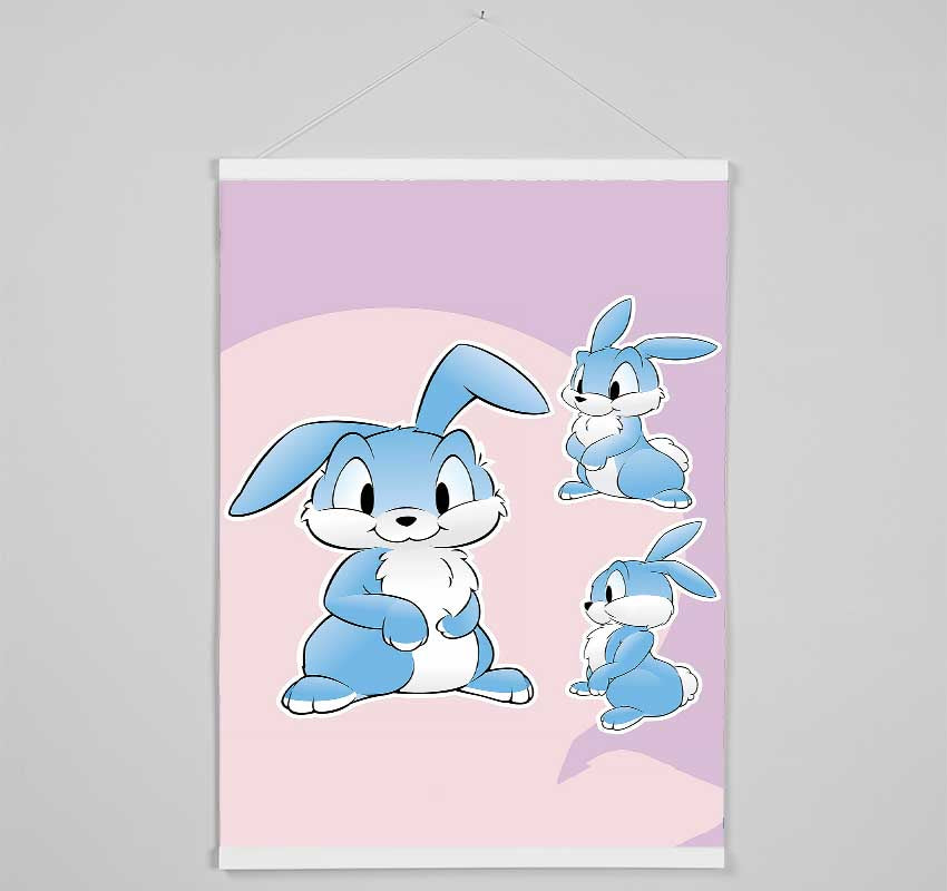 Bunny Hop Hanging Poster - Wallart-Direct UK