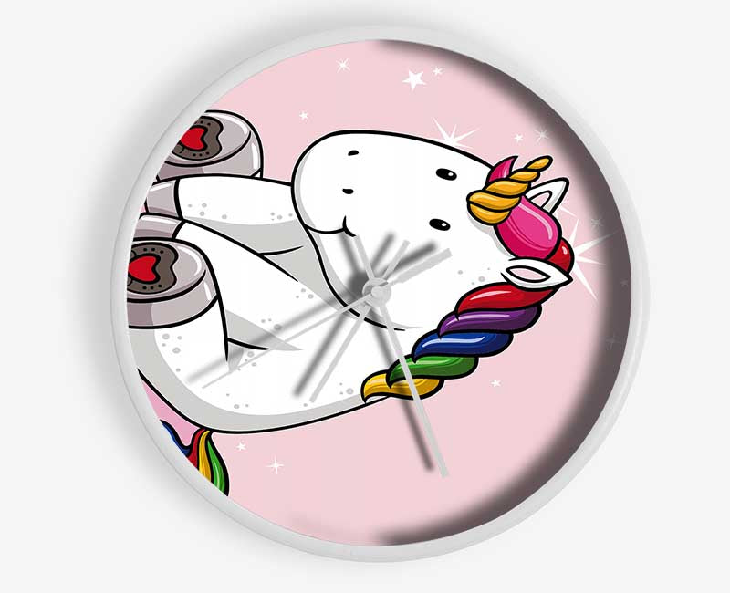 Unicorn Love Clock - Wallart-Direct UK