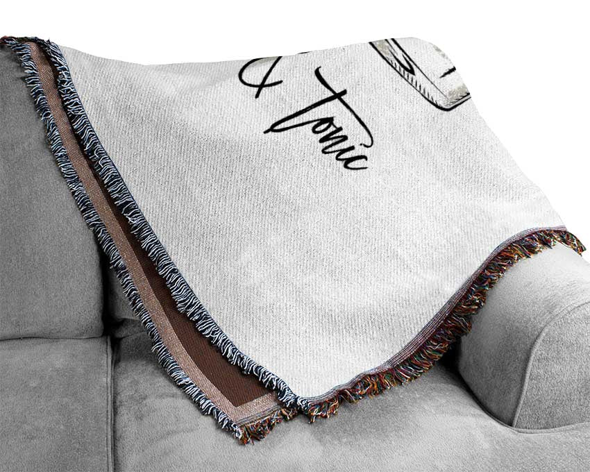 Gin And Tonic Over Ice 2 Woven Blanket