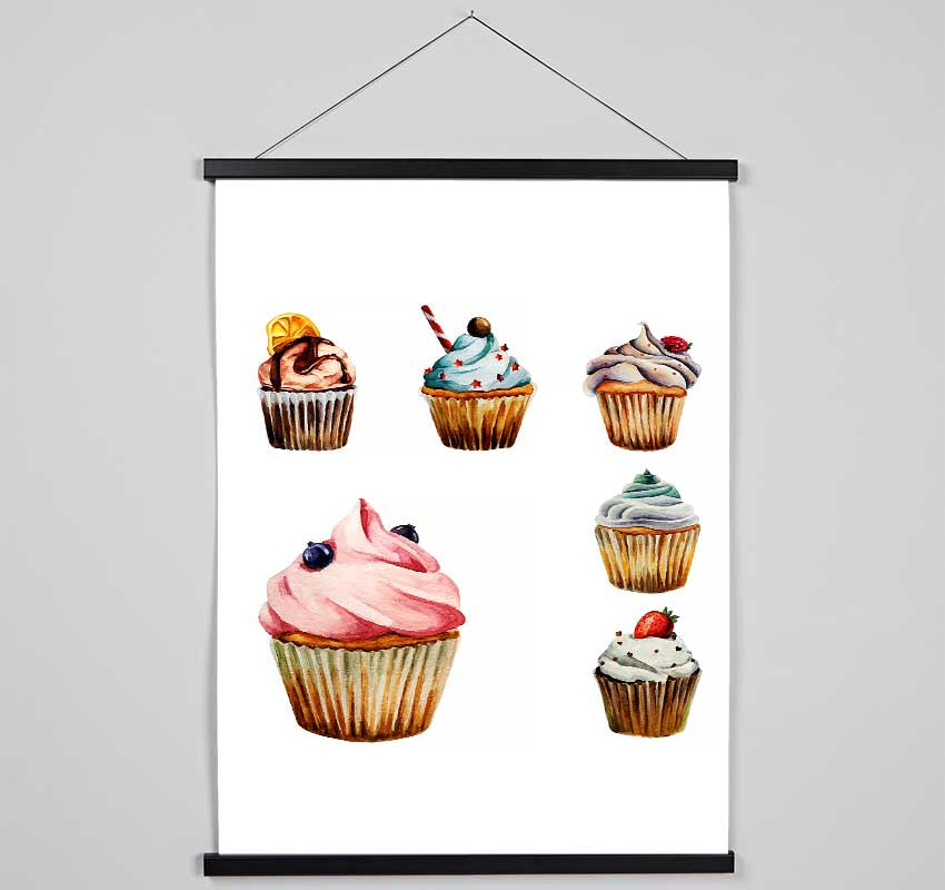 Cupcake 1 Hanging Poster - Wallart-Direct UK