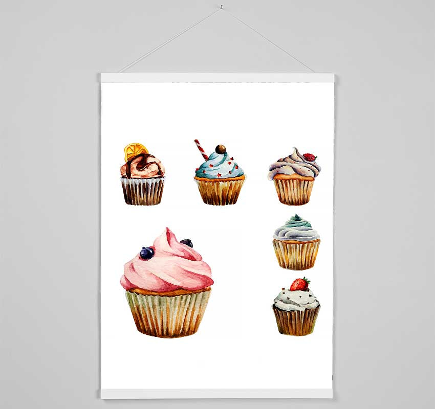 Cupcake 1 Hanging Poster - Wallart-Direct UK