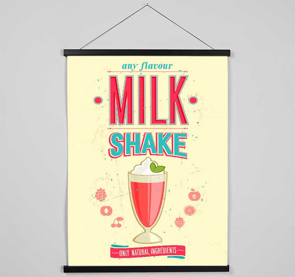 Milk Shake Hanging Poster - Wallart-Direct UK