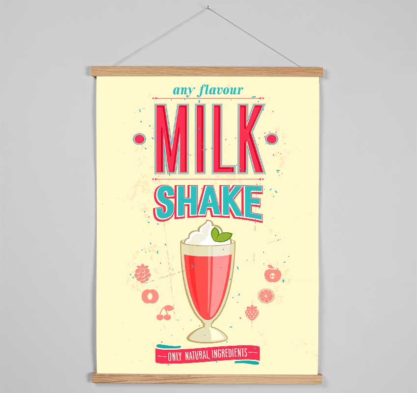 Milk Shake Hanging Poster - Wallart-Direct UK