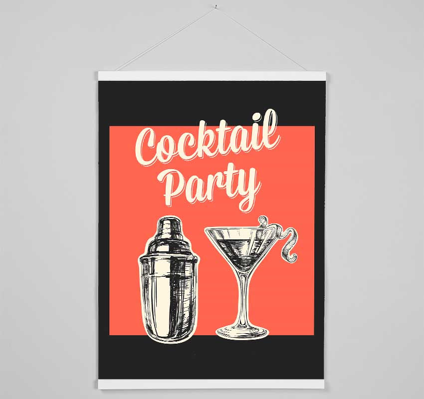 Cocktail Party 1 Hanging Poster - Wallart-Direct UK