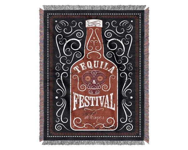 Tequila Festival 1 Woven Blanket