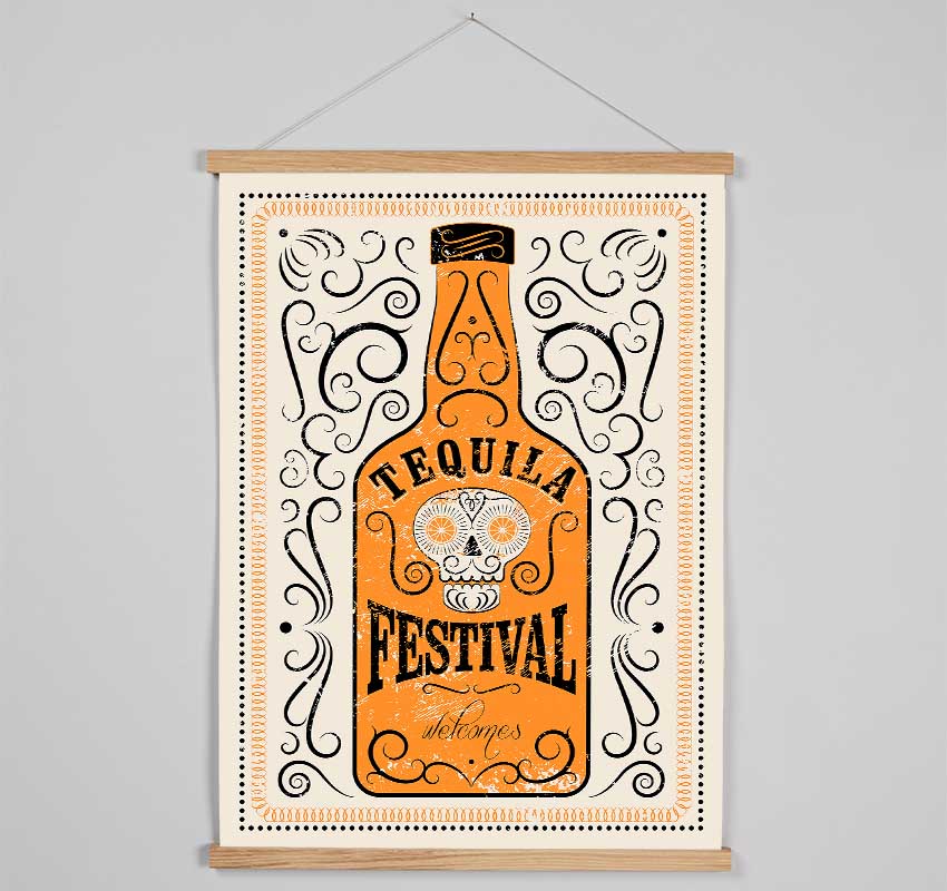 Tequila Festival 2 Hanging Poster - Wallart-Direct UK