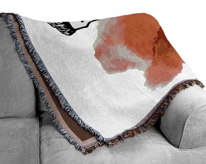 Wine Pourer Woven Blanket