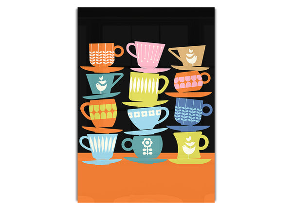 Retro Tea Cups