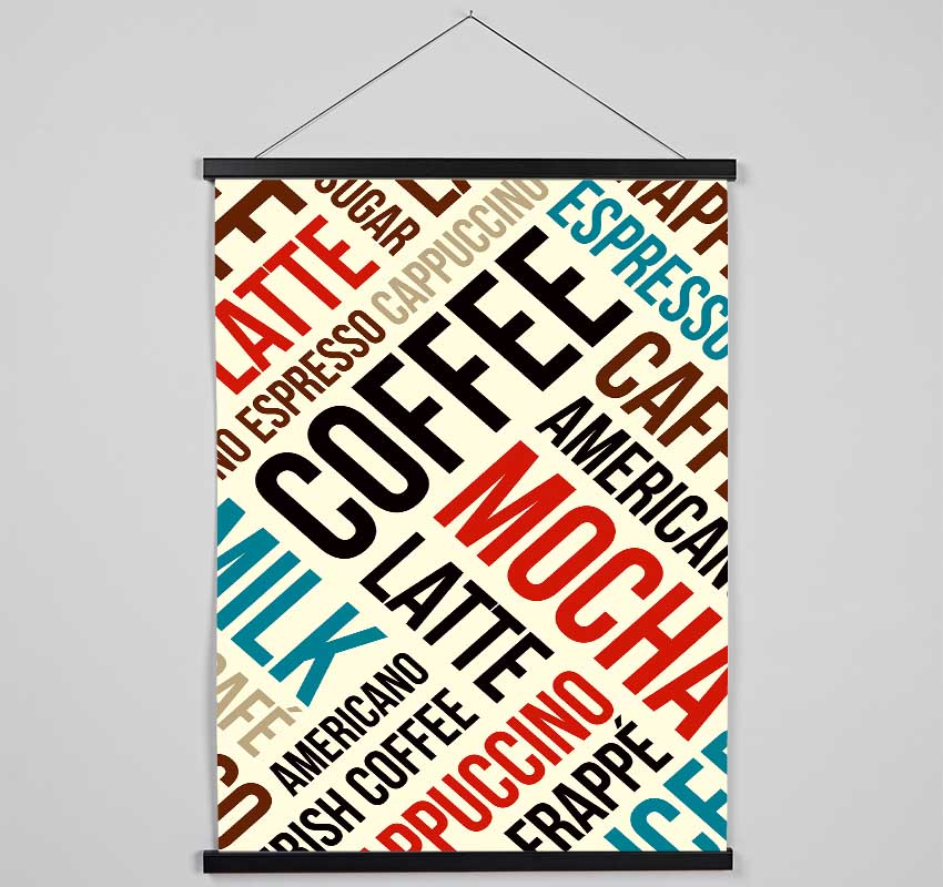 Coffee Heaven Hanging Poster - Wallart-Direct UK