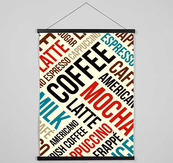 Coffee Heaven Hanging Poster - Wallart-Direct UK