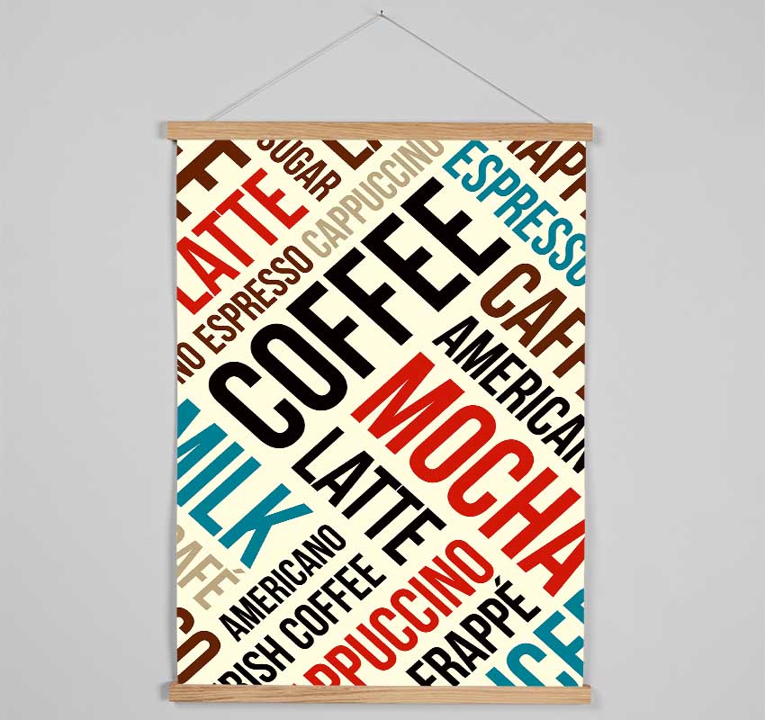 Coffee Heaven Hanging Poster - Wallart-Direct UK