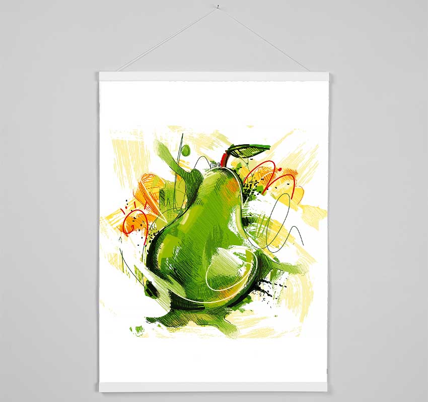 Pear Time Hanging Poster - Wallart-Direct UK