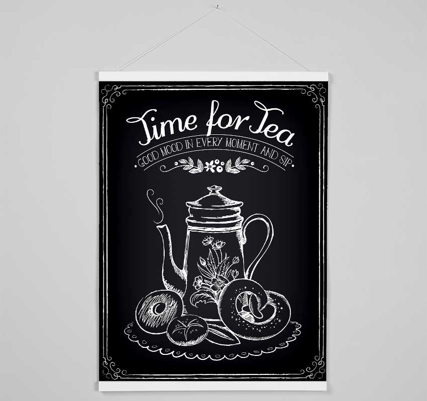 Time For Tea 1 Hanging Poster - Wallart-Direct UK