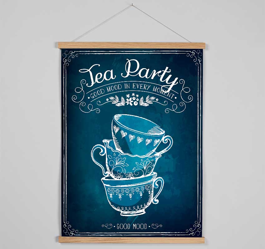 Tea Party 1 Hanging Poster - Wallart-Direct UK