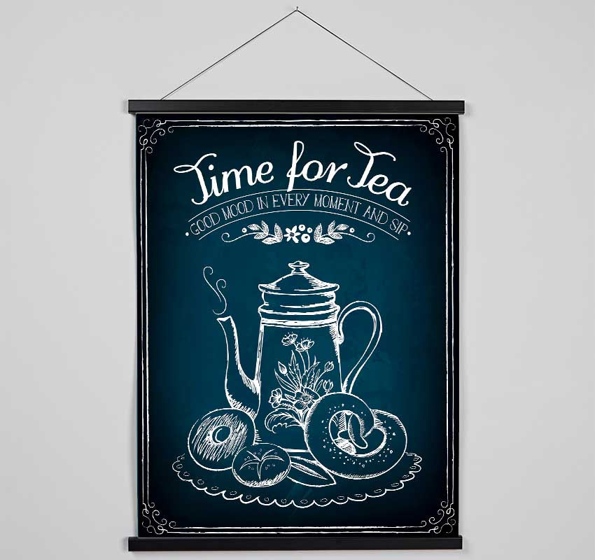 Time For Tea 2 Hanging Poster - Wallart-Direct UK