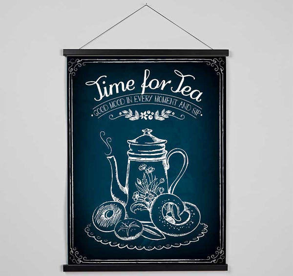 Time For Tea 2 Hanging Poster - Wallart-Direct UK