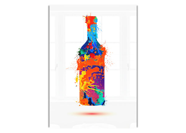 Wine Bottle Splash