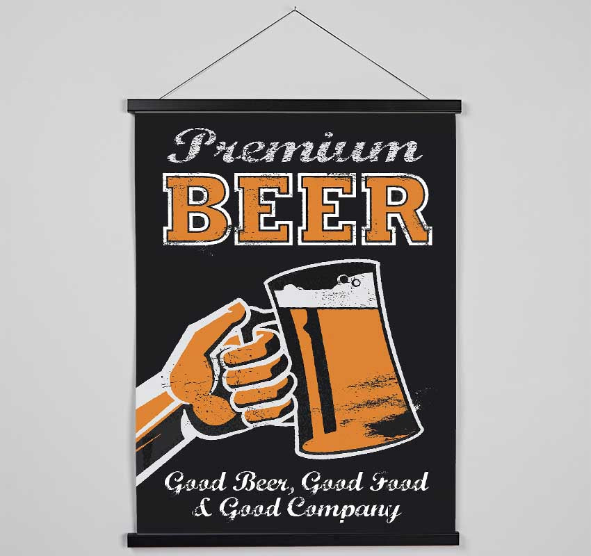 Beer Time 4 Hanging Poster - Wallart-Direct UK