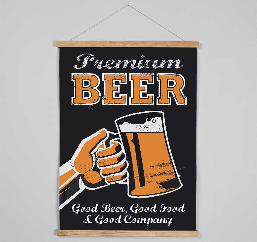 Beer Time 4 Hanging Poster - Wallart-Direct UK