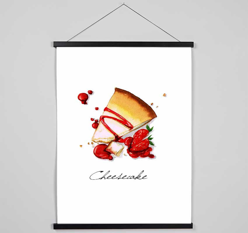 Strawberry Cheesecake Hanging Poster - Wallart-Direct UK