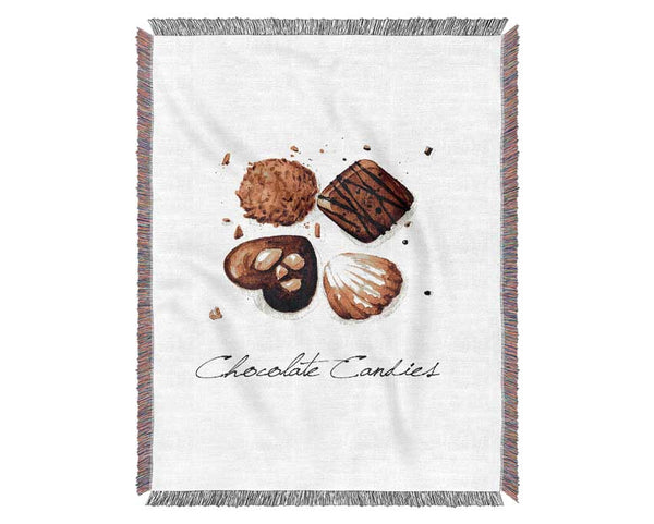 Chocolate Biscuit Cookies Woven Blanket