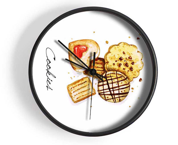 Biscuit Cookie Delight Clock - Wallart-Direct UK