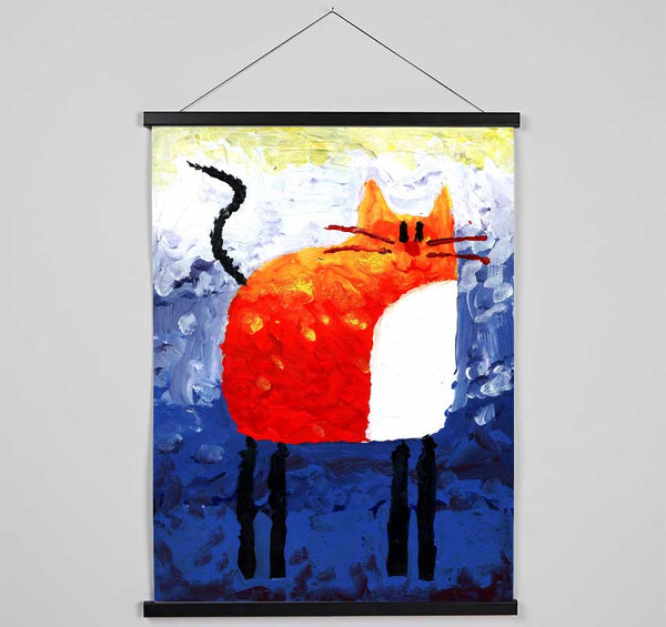 Ginger Cat Hanging Poster - Wallart-Direct UK