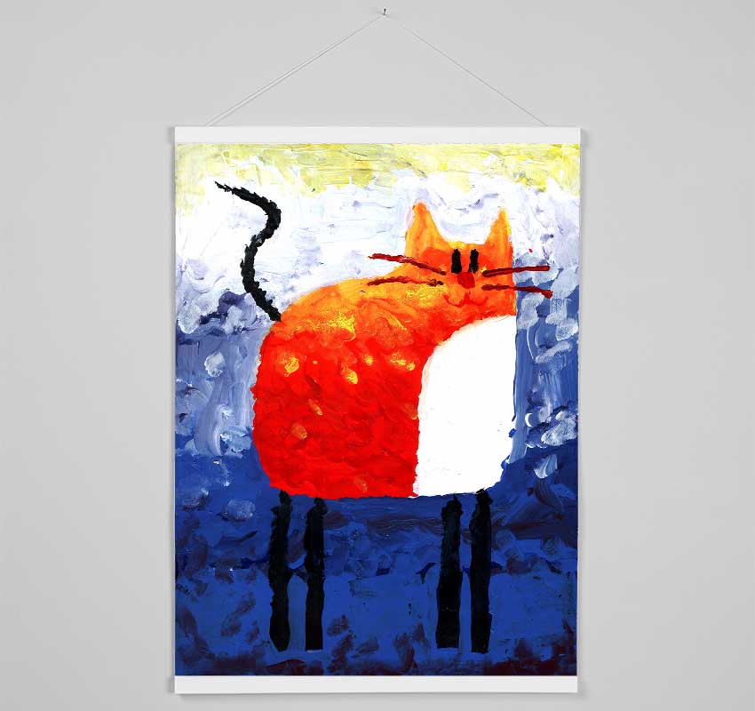 Ginger Cat Hanging Poster - Wallart-Direct UK