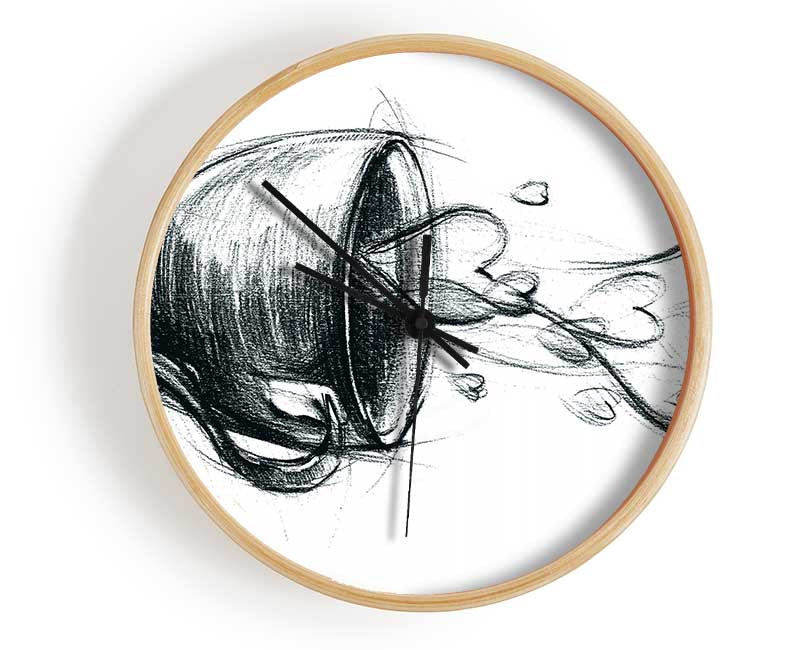 Coffee Lover 1 Clock - Wallart-Direct UK