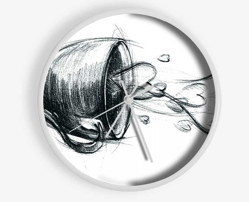 Coffee Lover 1 Clock - Wallart-Direct UK