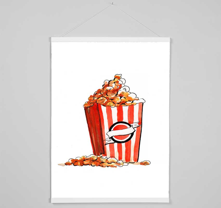 Time For Popcorn Hanging Poster - Wallart-Direct UK