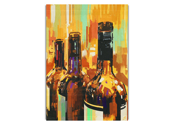 Retro Wine Bottles