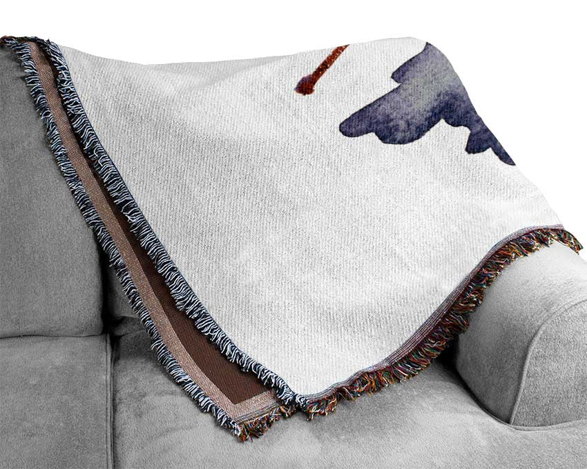 Wine Grapes Woven Blanket