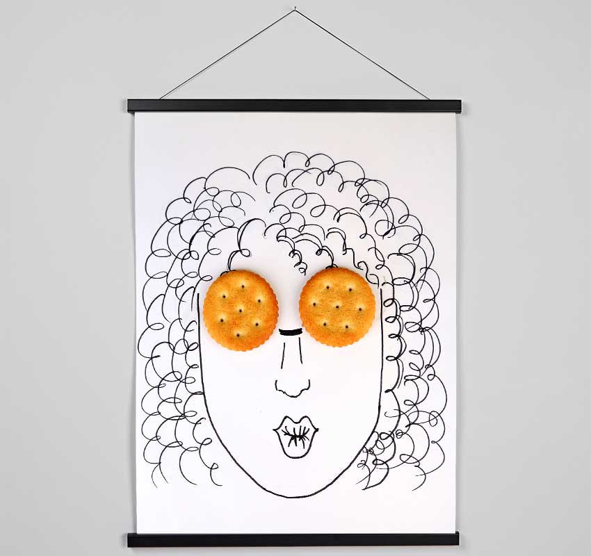 Biscuit Eyes Hanging Poster - Wallart-Direct UK