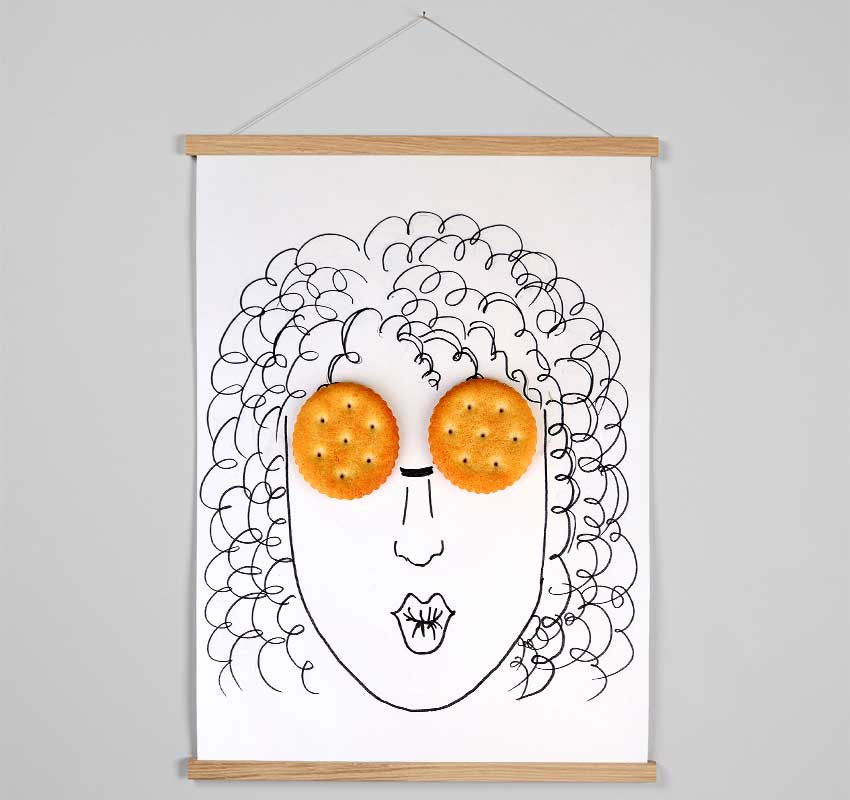 Biscuit Eyes Hanging Poster - Wallart-Direct UK