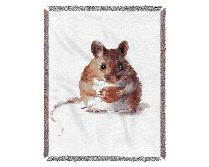 Cherry Mouse Woven Blanket