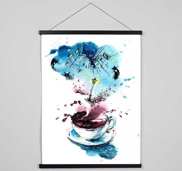 Coffee Nights Hanging Poster - Wallart-Direct UK