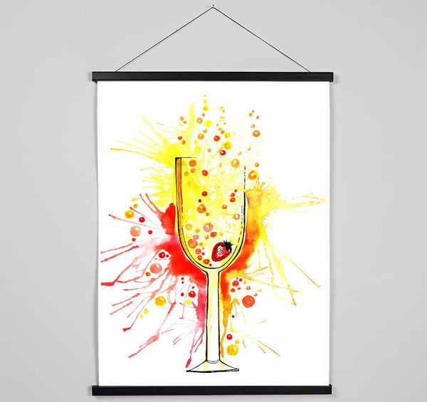 Champagne Cocktail Hanging Poster - Wallart-Direct UK