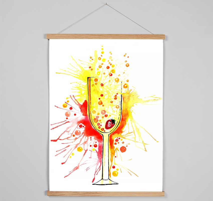 Champagne Cocktail Hanging Poster - Wallart-Direct UK