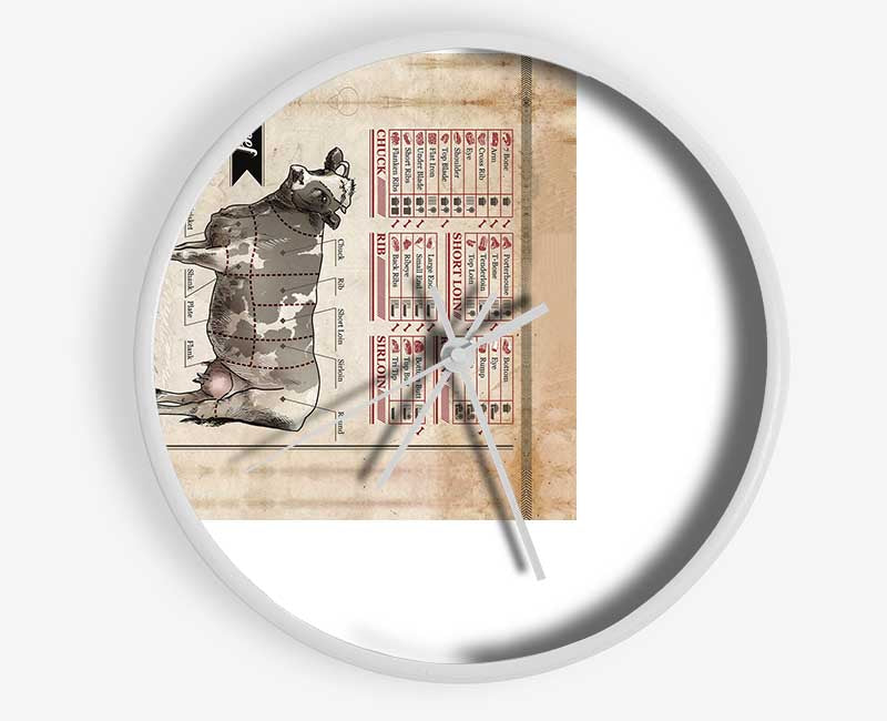 Butchers Selection 13 Clock - Wallart-Direct UK