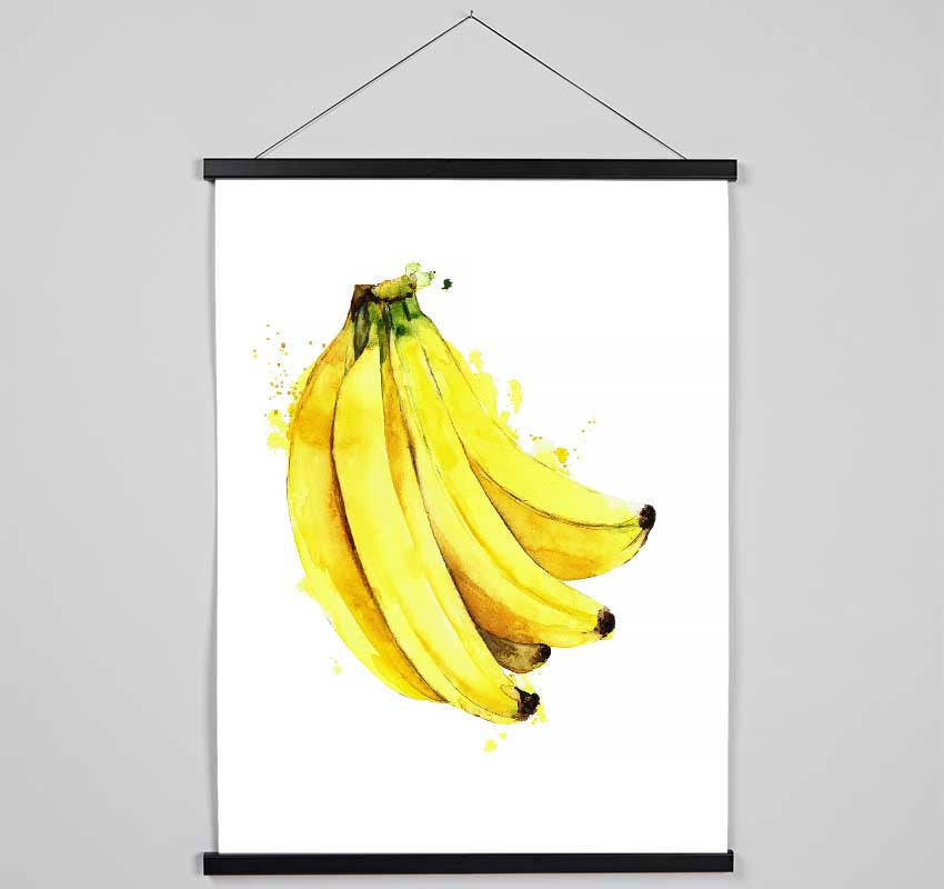 Bunch Of Bananas Hanging Poster - Wallart-Direct UK