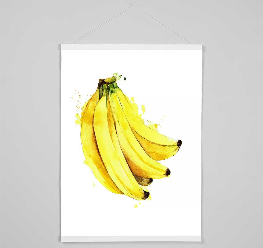 Bunch Of Bananas Hanging Poster - Wallart-Direct UK