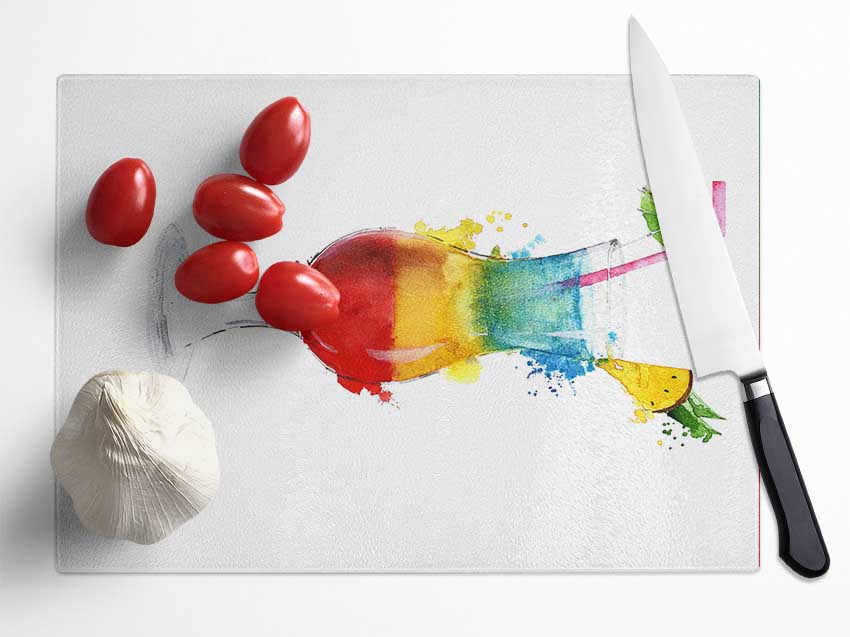 Jelly Baby Cocktail Glass Chopping Board