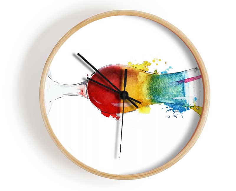 Jelly Baby Cocktail Clock - Wallart-Direct UK