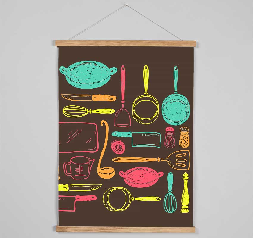 I Love Cooking 9 Hanging Poster - Wallart-Direct UK