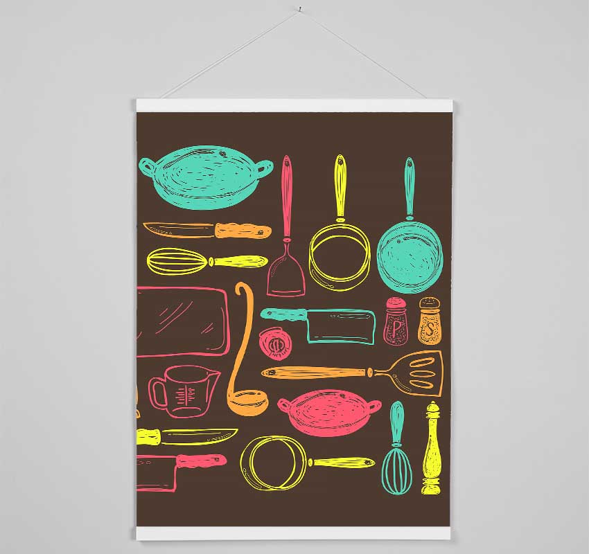 I Love Cooking 9 Hanging Poster - Wallart-Direct UK